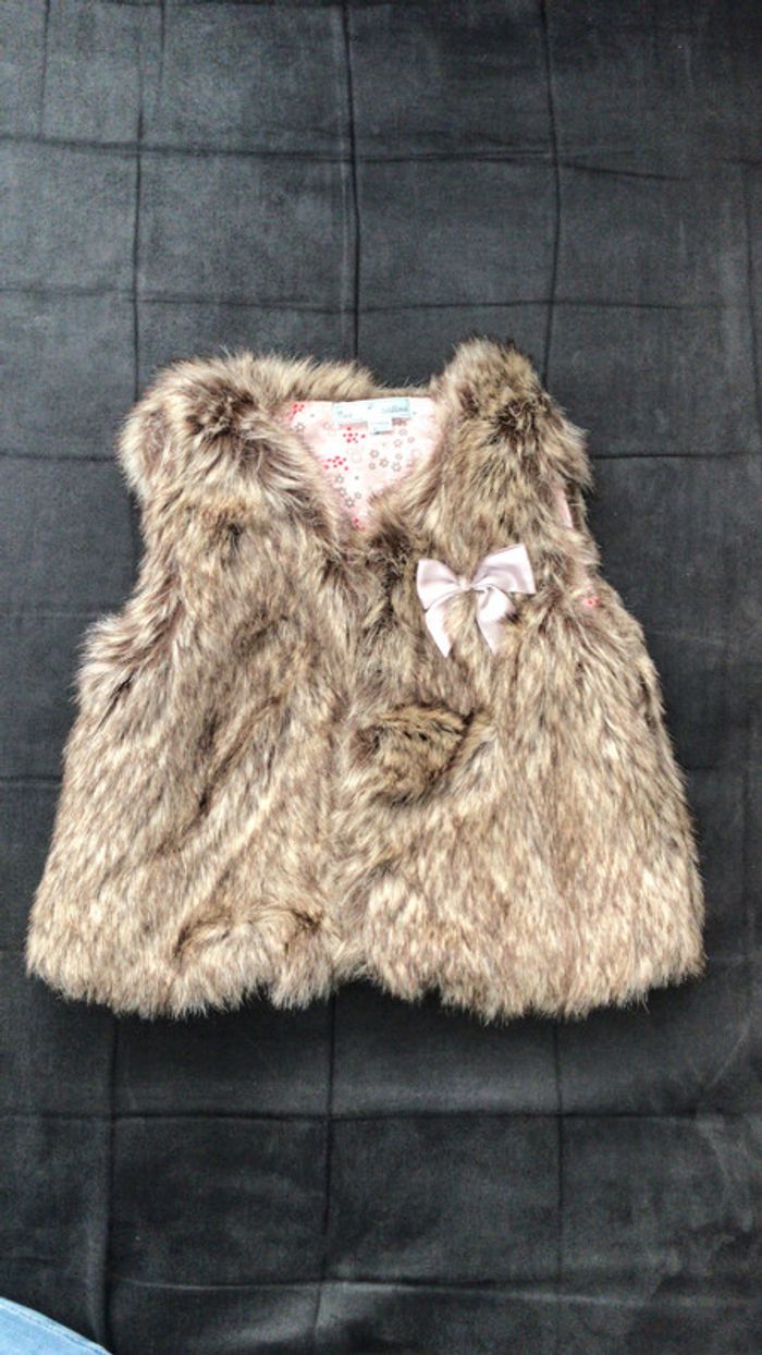 Gilet chic fourrure