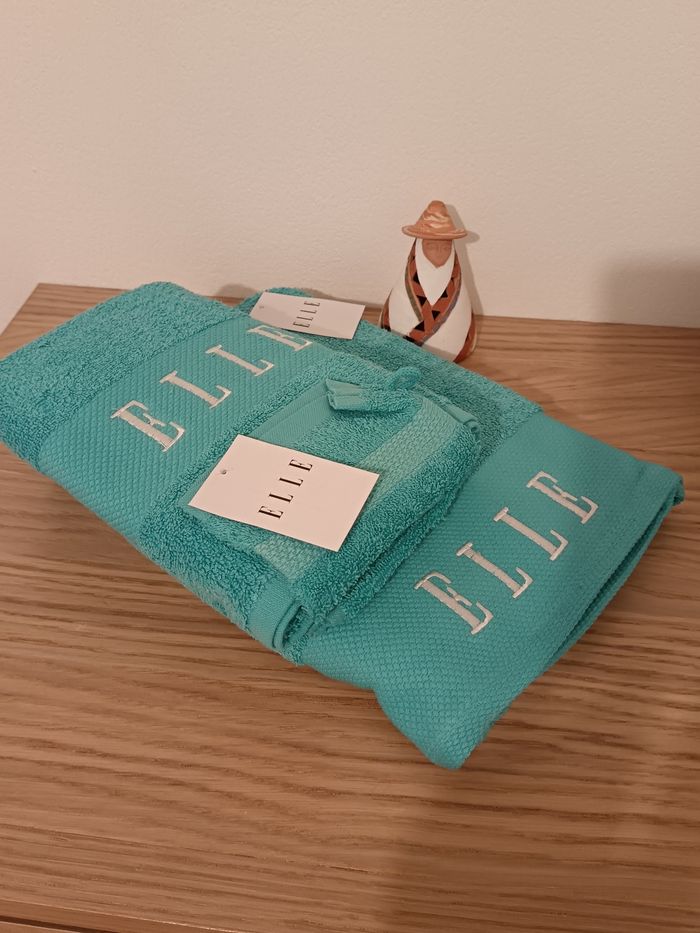 Serviettes bain & visage/main ELLLE