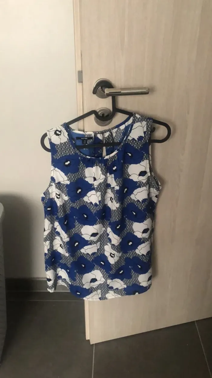 T shirt sans manches fluide