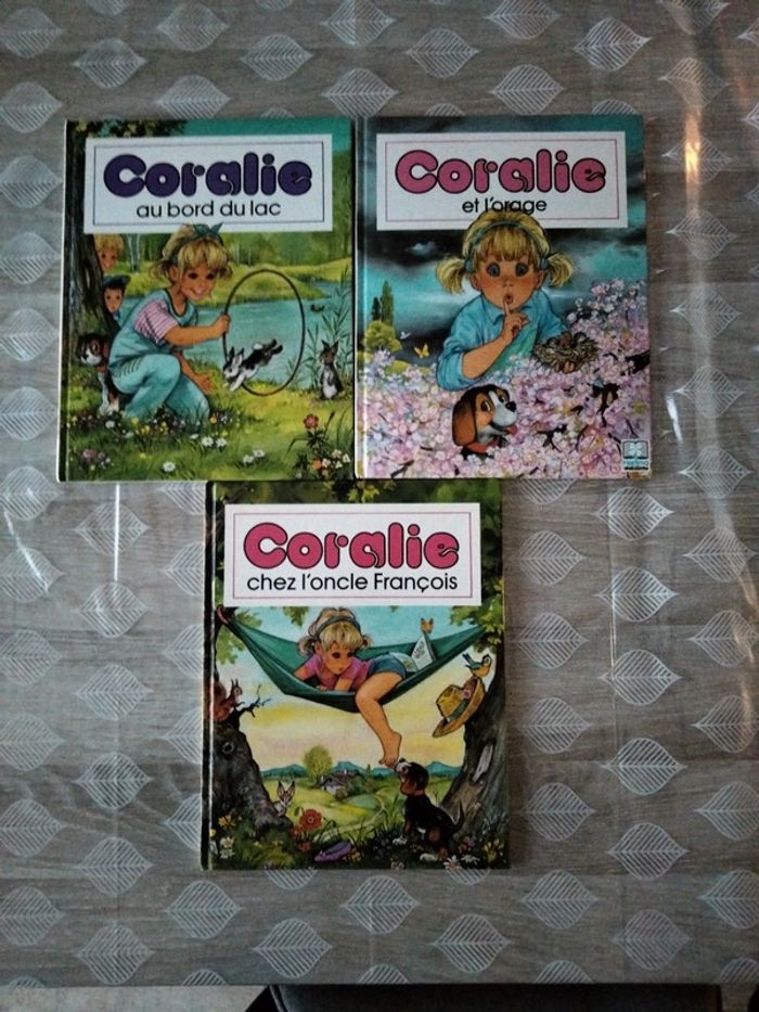 Lot de 3livres Coralie