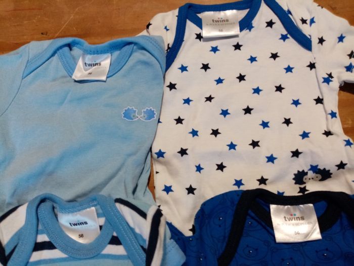 Lot 5 bodies garçon 56 cm - photo numéro 4