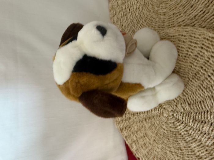 Peluche St-Bernard assis - photo numéro 7