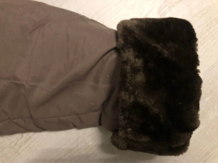 BB- manteau/veste 3/4 « taupe » à capuche T 38/40 NEUF - photo numéro 9