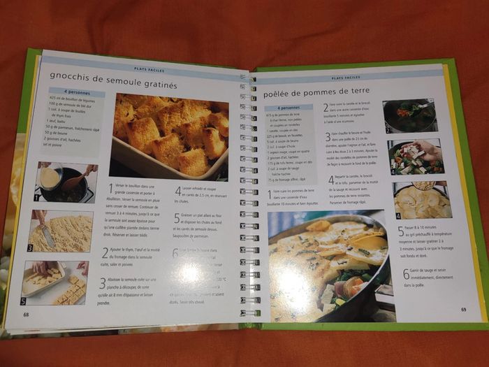Livre recettes plats rapides recettes pratiques illustrées - photo numéro 3