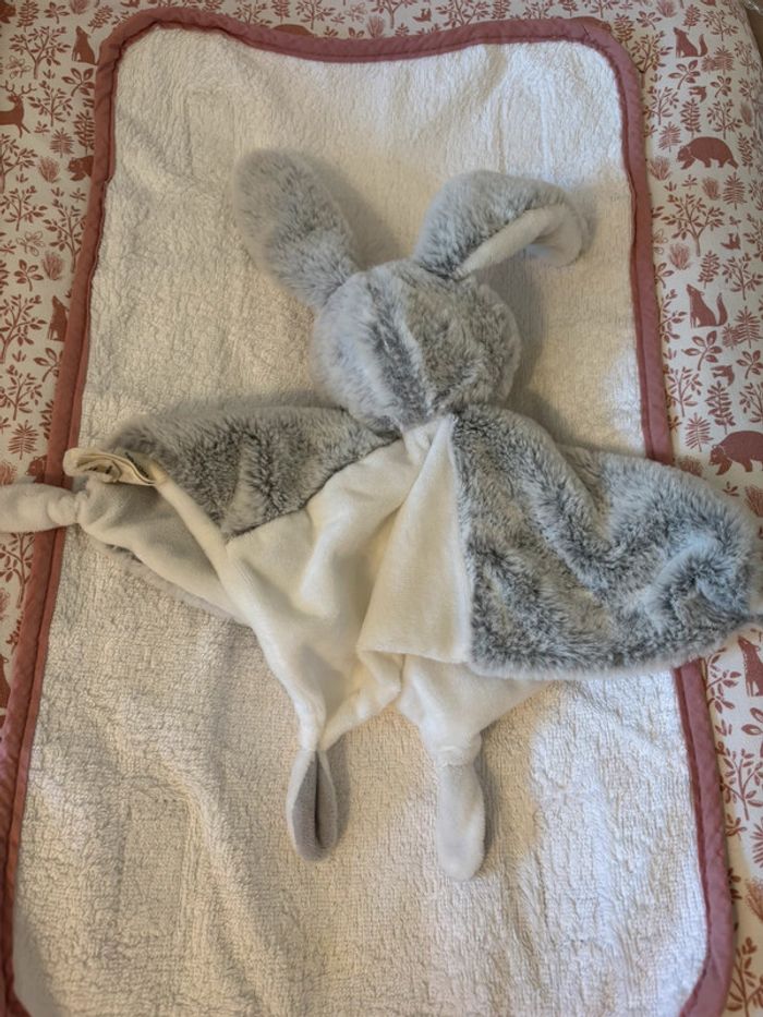 Doudou ourson capuche lapin - photo numéro 4
