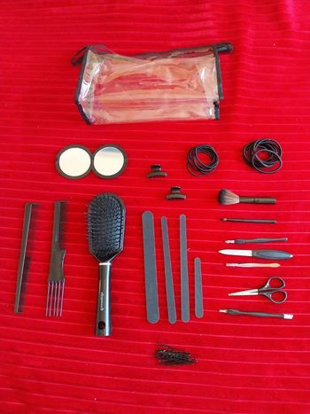 Kit coiffure makeup noir