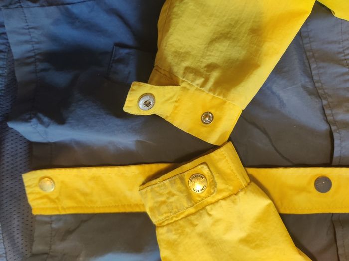 Parka jaune et bleu marine - photo numéro 3