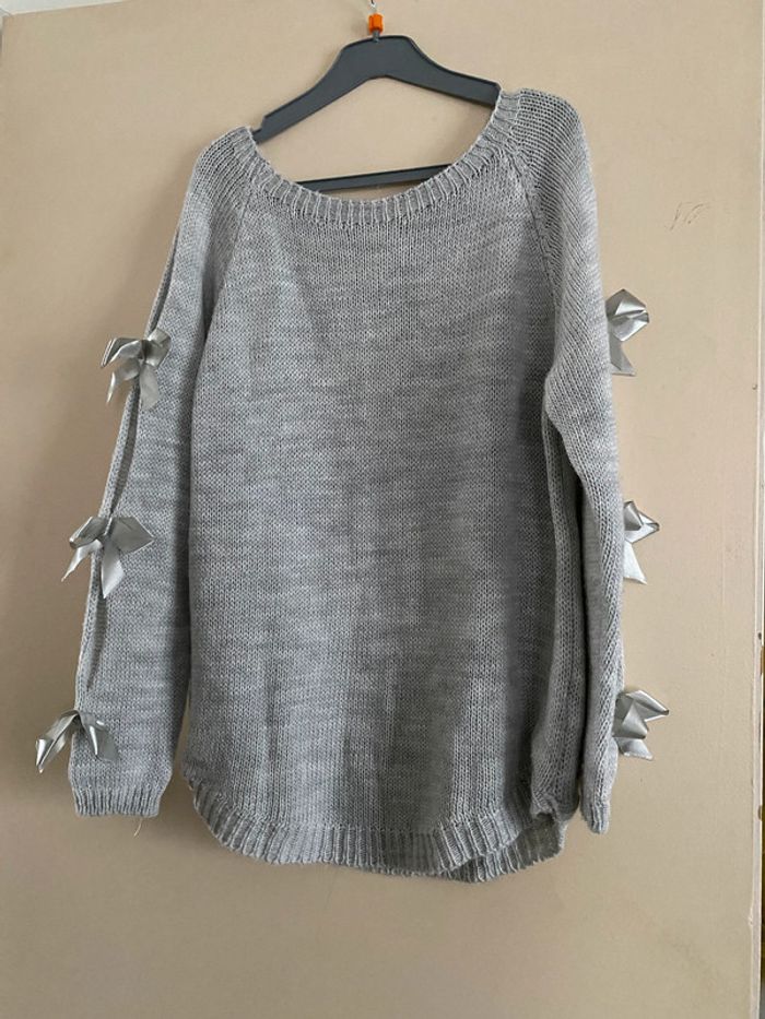 Pull Gris - photo numéro 2