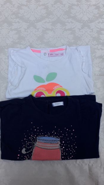 Lot de 2 tee-shirts 24 mois