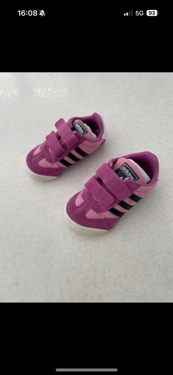 Chaussons bébé fille Adidas