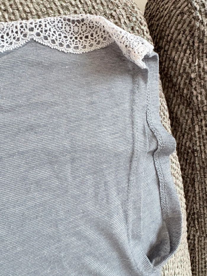 Haut de pyjama femme rayé - photo numéro 2