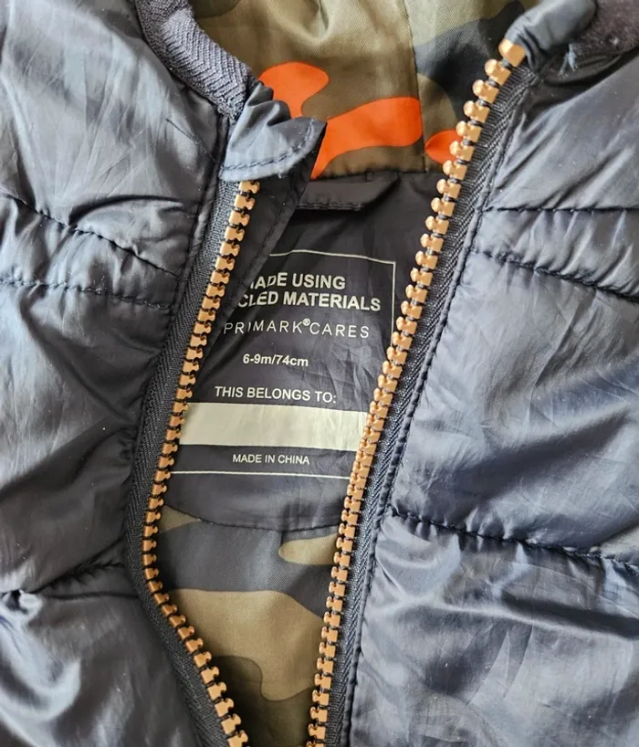 Veste fine mi saison bébé garçon 12mois - photo numéro 3