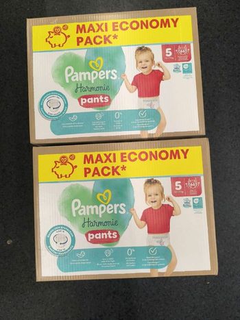 Pampers Harmonie pants T5 - 2*66 couches culottes
