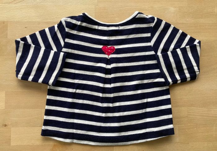 Tee-Shirt épais bébé fille - Week-end à la mer - photo numéro 2