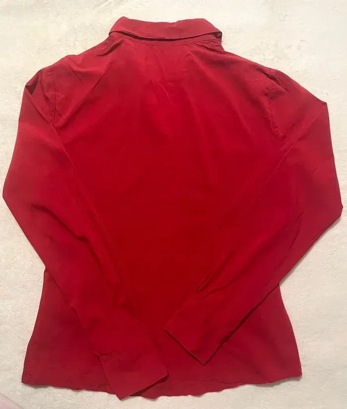 Chemise rouge - Cinelle Boutique - Taille M - Femme - photo numéro 2