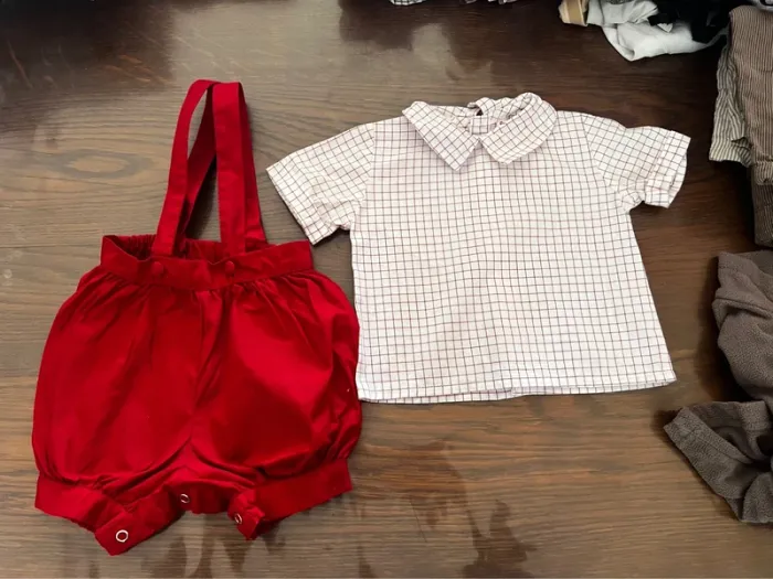 Ensemble chemise avec son short 6 mois