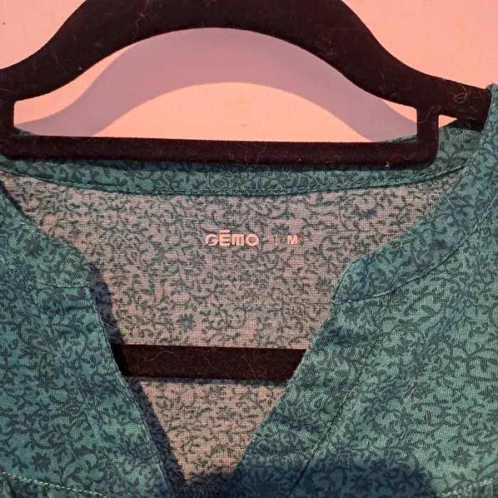 Blouse verte fleuri Gémo - photo numéro 2
