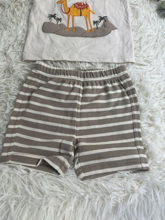 Ensemble short t-shirt ma boutique plus taille 23 mois - photo numéro 2
