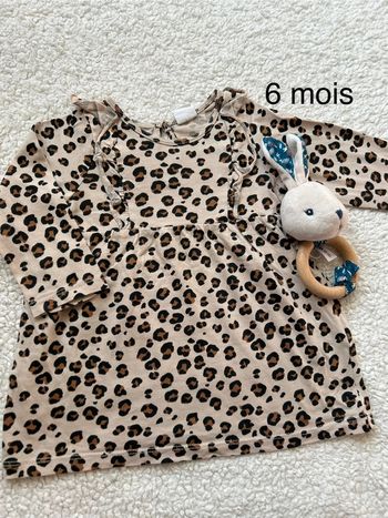 Robe léopard 6 mois