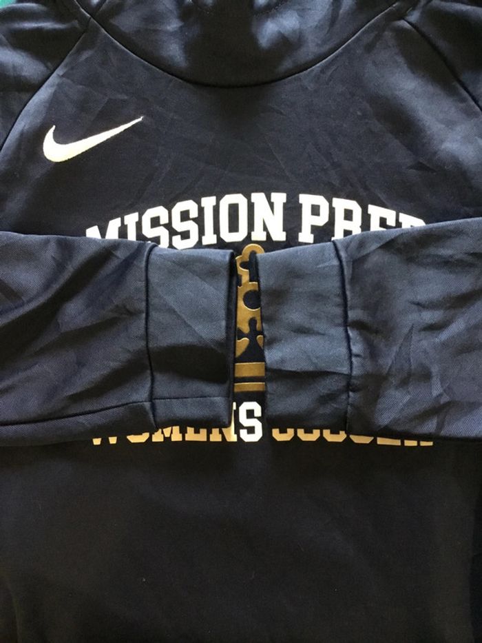 Sweat à capuche pour femme Nike Dri Fit bleu marine taille S 116 - photo numéro 7