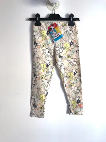 Legging Looney Tunes 4/5 ans neuf avec étiquettes
