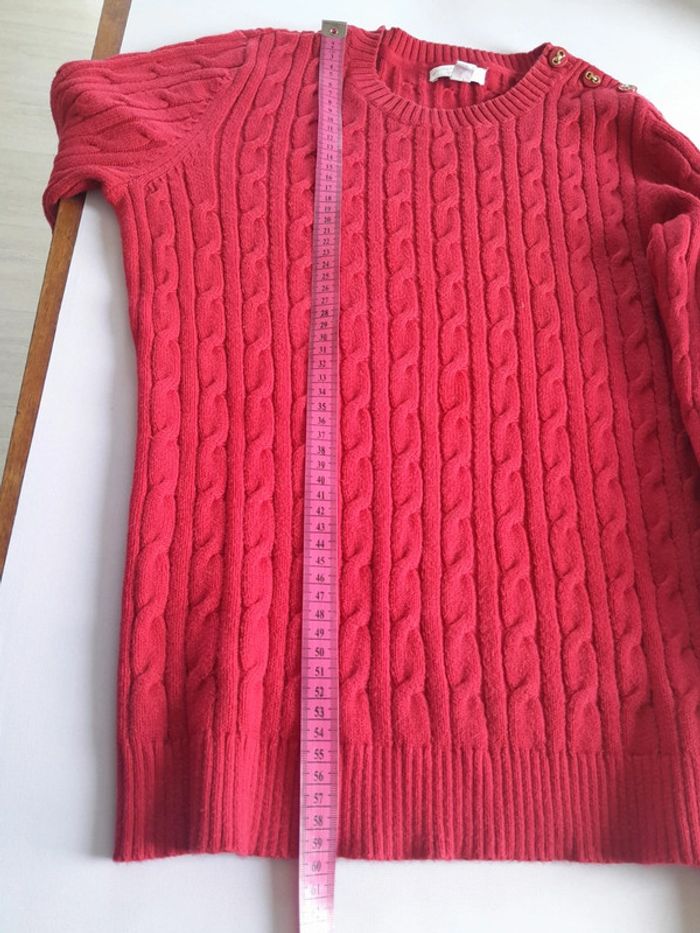 Joli pull torsadé avec boutons Charter Club modele petite - photo numéro 6
