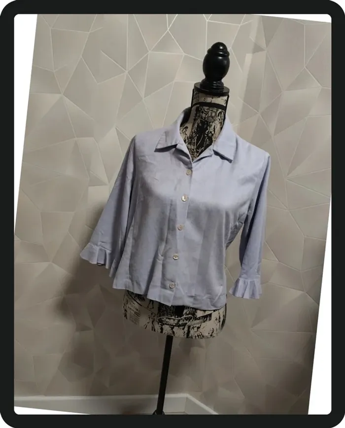 Veste chemise  lila - photo numéro 2