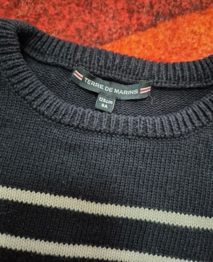 Pull hiver en coton terre de marins - photo numéro 4