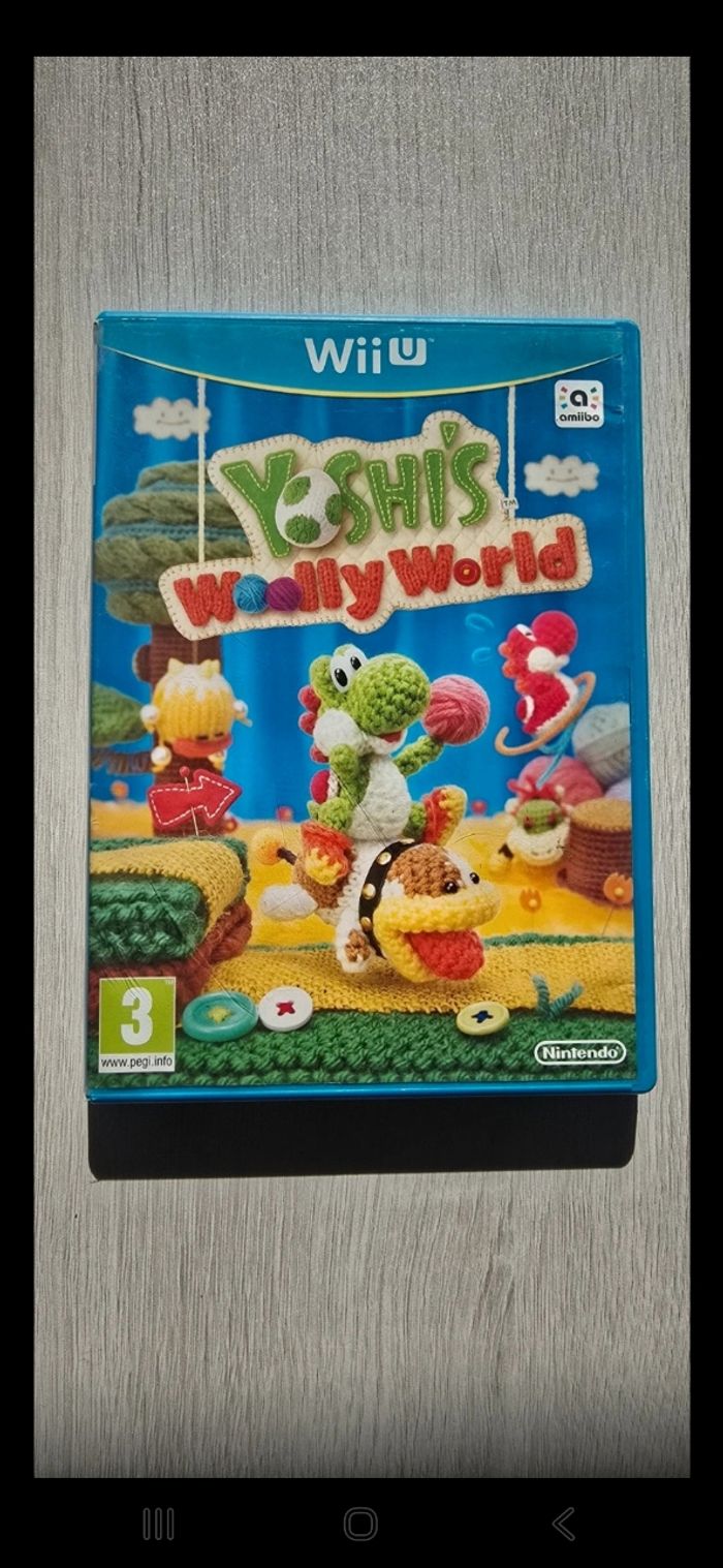 Jeu Wii U Yoshi Wooly world