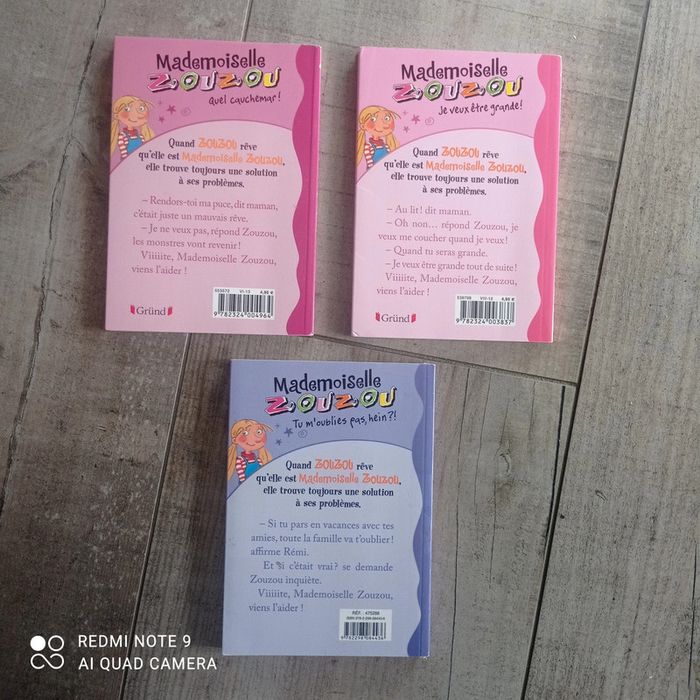 Lot de 3 livres Mademoiselle Zouzou - photo numéro 2