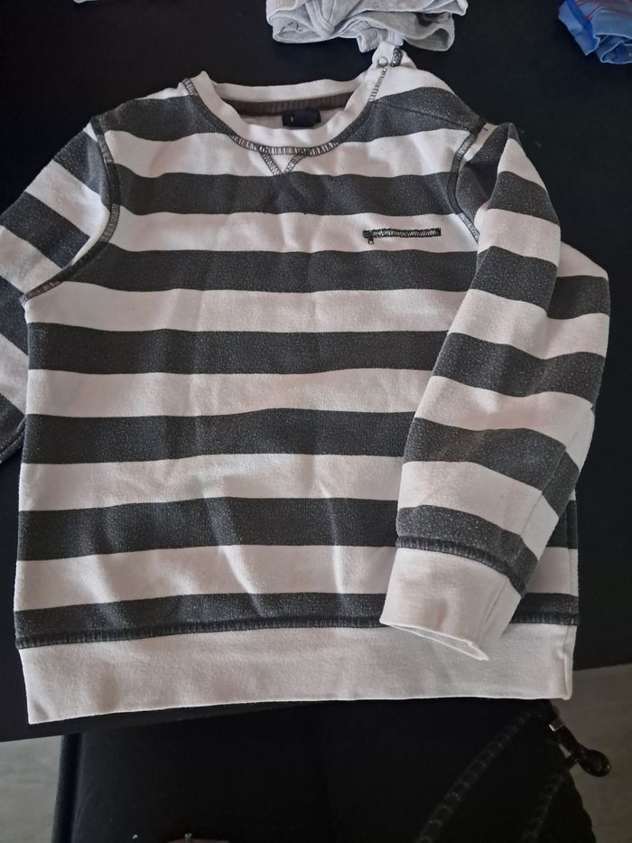 Pull a rayures kiabi