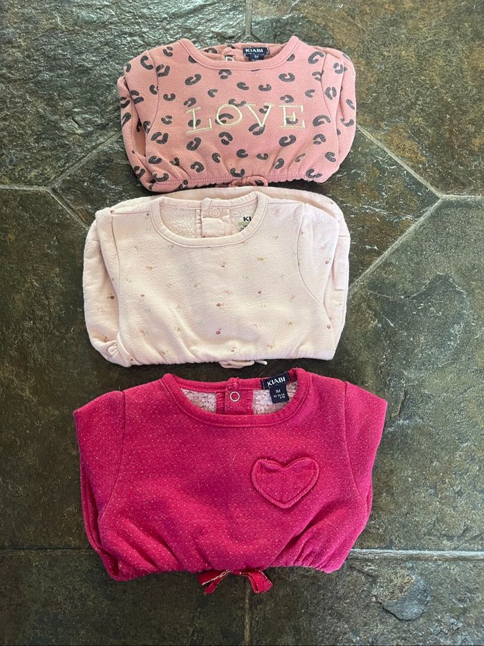 Lot de robe bébé fille