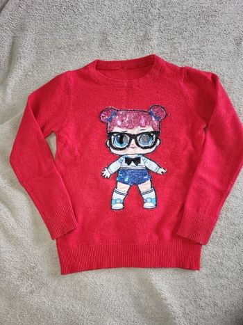 Pull fille poupée  lol 3 - 4 ans