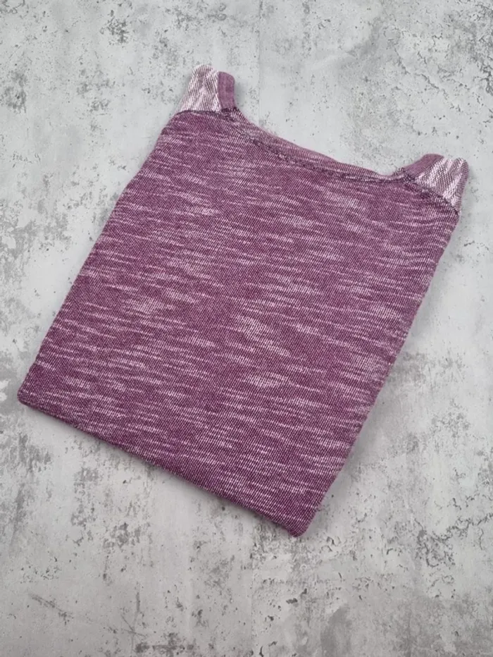 Pull col rond Champion mauve, XL femme