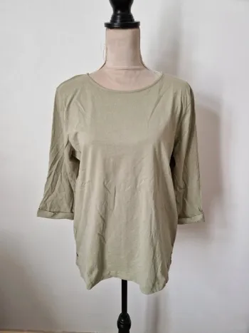 Tee shirt manche 3/4 kaki taille xl