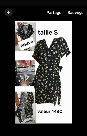 Robe portefeuille La Fée Maraboutée femme T36