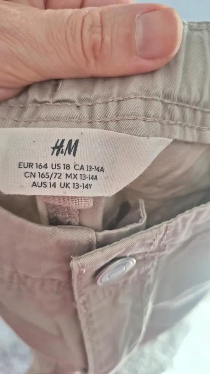 Pantalon baggy garçon h&m 13/14 ans - photo numéro 5