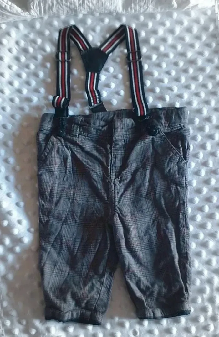 Ensemble chemise et pantalon avec cravates et bretelles - photo numéro 2