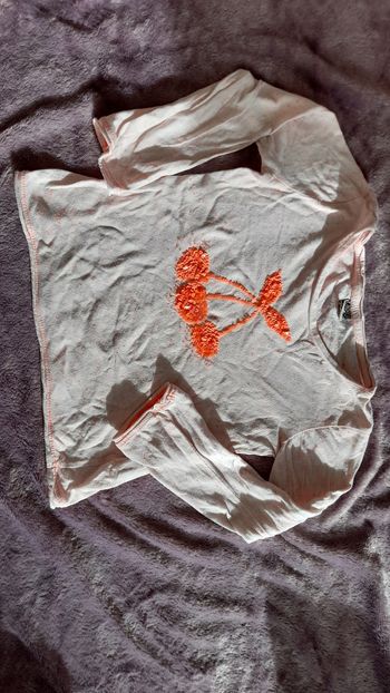 Teeshirt manches longues à cerises