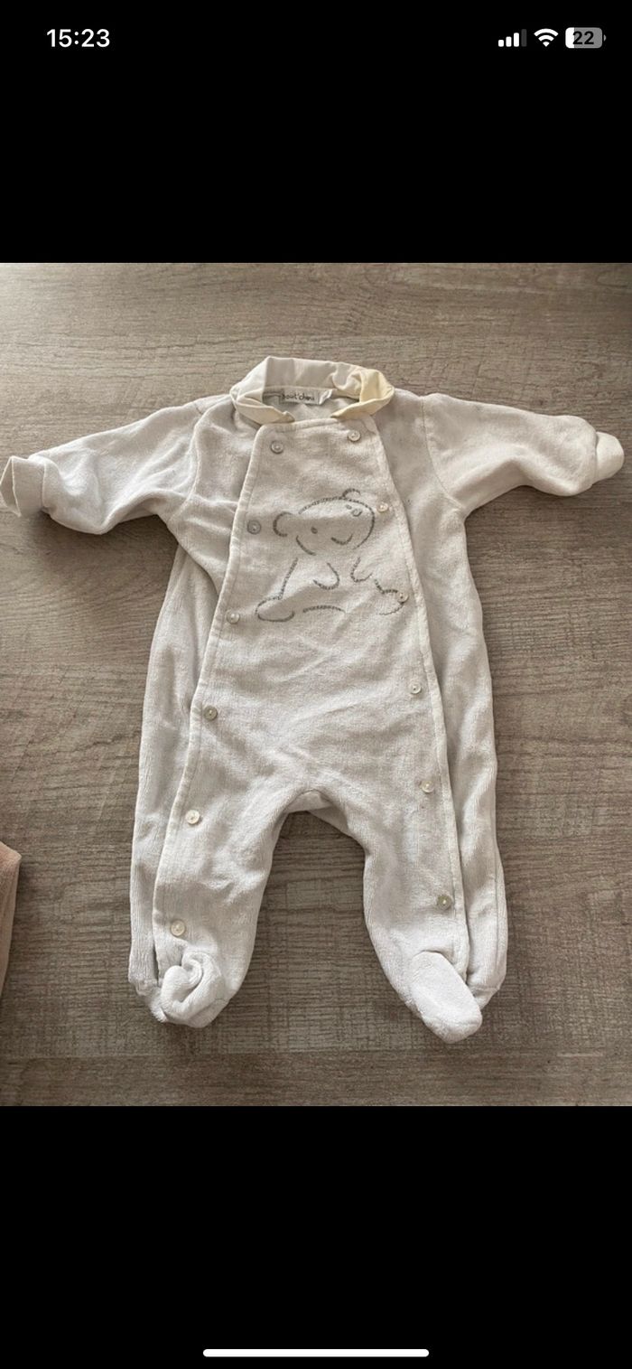 Lot de 5 pyjamas 1 mois - photo numéro 4