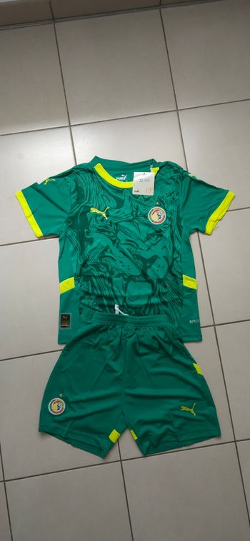 Ensemble football senegal pour enfants