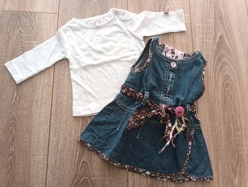 Robe et tee-shirt manches longues