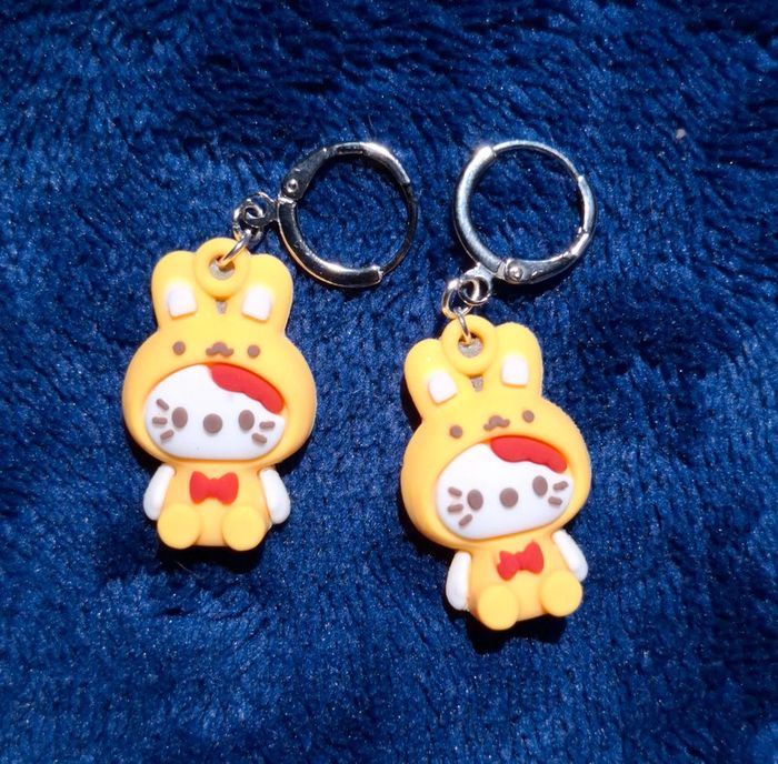 Boucles d'oreilles Kuromi - photo numéro 2