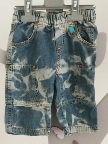 Jean bleu camouflage Red Sound taille 6 mois