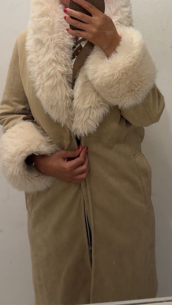 Veste à fausse fourrure