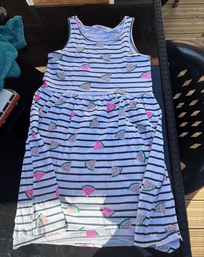 Robe à bretelle à motif - photo numéro 1