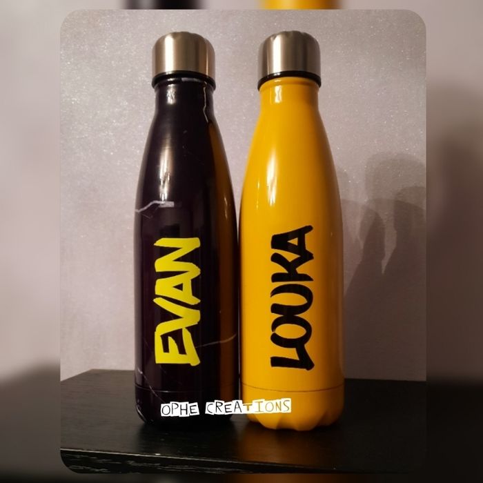 🍶Bouteilles isotherme en inox type gourde personnalisée 🥤