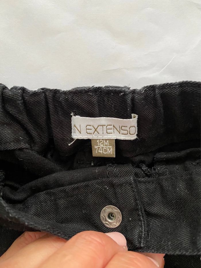 Lot de 3 pantalons - Kimbaloo, Liberto, In extenso - 12 mois - TBE - photo numéro 3