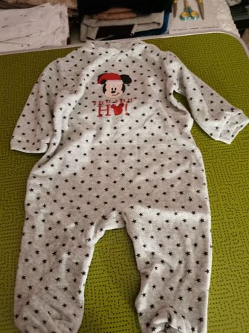 Pyjama bébé 1 pièce avec pieds" motif mickey disney