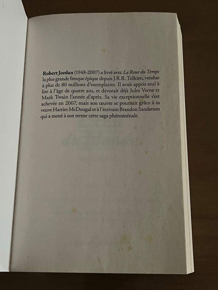 La Roue du Temps Robert Jordan Tome 1 Bragelonne - photo numéro 8